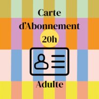 Carte d'abonnement de 20h de cours de couture Adultes - Le Lab Couture