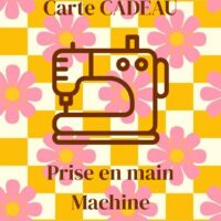 Carte cadeau Prise en main machine à coudre